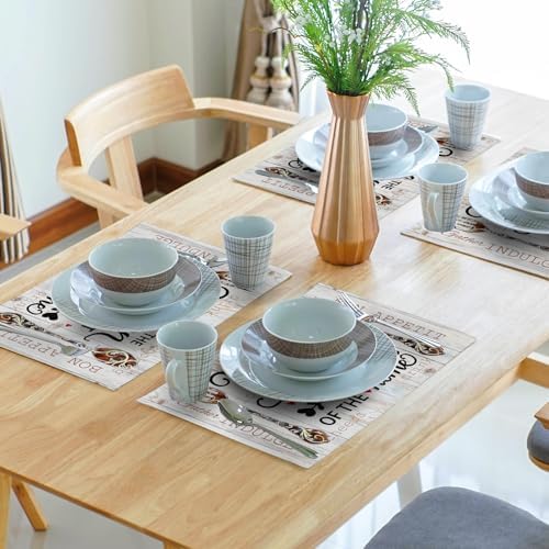 Giwawa The Kitchen is The Heart of The Home Placemats Set of 4