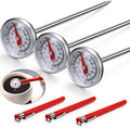 Frienda 3 Pack 1 Inch Dial Food Thermometer, Instant Read