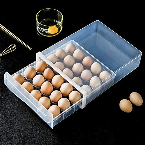 Egg Storage Container | Refrigerator Egg Holder With Lid