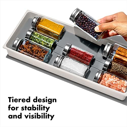 OXO Good Grips Kitchen, Compact Spice Drawer Organizer