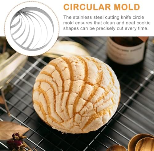 Concha Cutter and Puerquito Pig Mold Baking Set, 5 Graduate Sizes