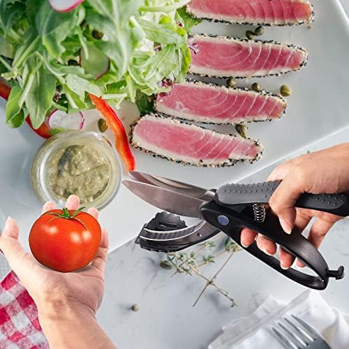 Salad Scissors, Multifunctional Salad Chopper Scissors Heavy Duty