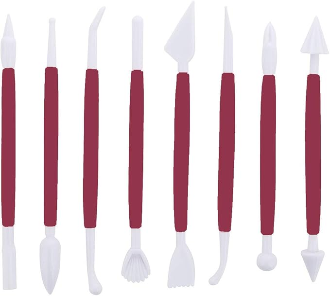 ScivoKaval Marshmallow Fondant Cake Decorating Hand Tool 12 Pcs 5 Sets - Image 2