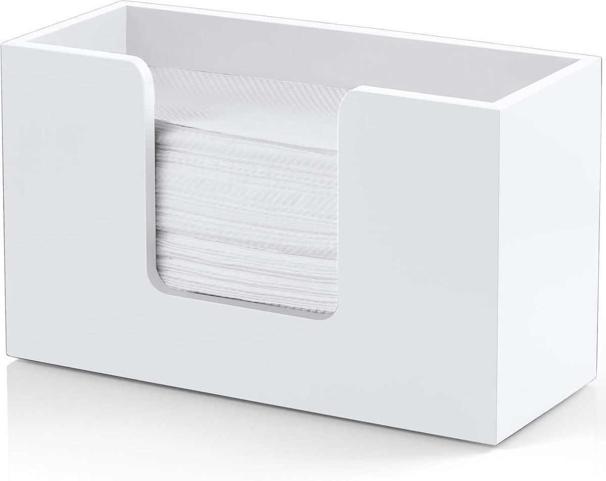 Paper Towel Dispenser Countertop, Wooden Bathroom Paper Towel Holder