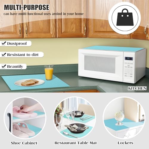 20Pcs Refrigerator Liners, Washable Fridge Liner Shelf Mats