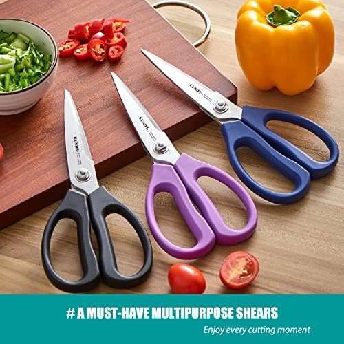 KUNIFU Detachable Kitchen Scissors, Black