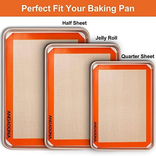 Macaron Silicone Baking Mats, No Stick and Easy Clean Reusable