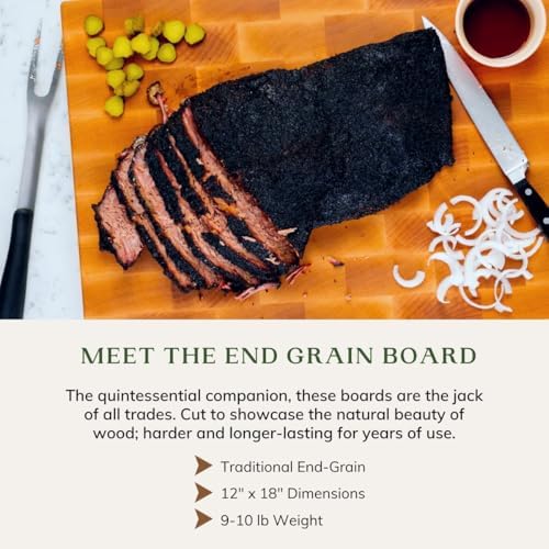 The Boardsmith Maple End Grain Cutting Board, Medium