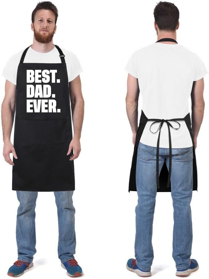 Xornis 100% Cotton Funny Apron for Men Women Adjustable Bib Aprons - Image 4