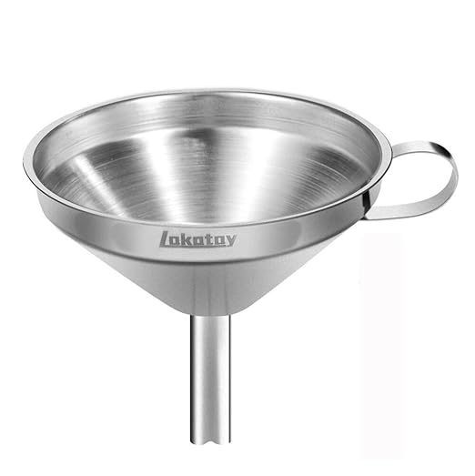 5.5-Inch 14CM Stainless Steel Kitchen Funnel by Lakatay