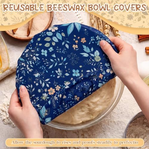Hahafelt 3 Pcs Reusable Bowl Covers, 8/10/12 Inch