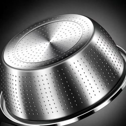 4.7 "*4.7 "*10.2 Dishwasher Safe Black Stainless Steel Nesting Mixing
