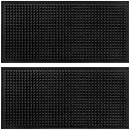 BARsics 12"x6" PVC Bar Service Mat, Non-Slip Petite Cocktail and