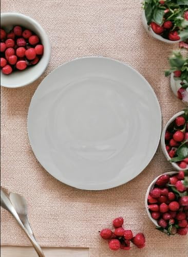 14" White Porcelain Serving Platters Plate, Set of 2
