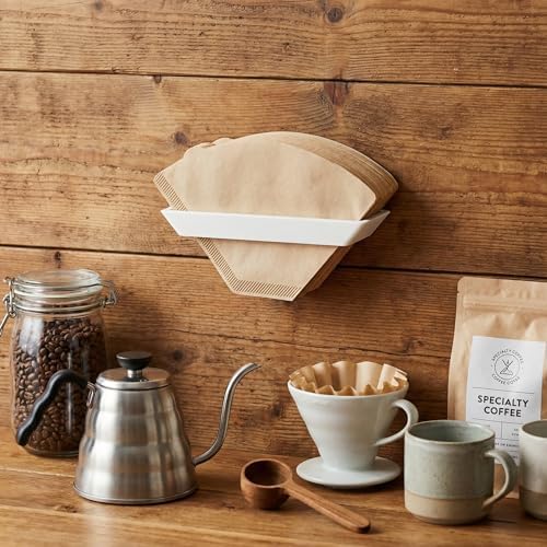 Coffee Filter Holder Stand for #1 & #4 Cone Filters - Countertop or