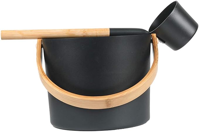 Sauna Bucket and Ladle Set, 1.85 Gallons Large Aluminum Sauna Bucket - Image 7