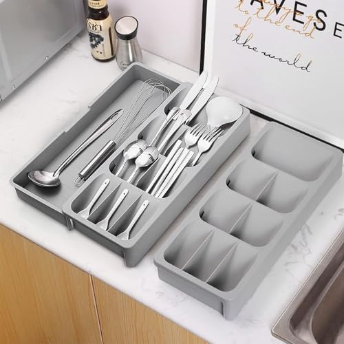 RPJFCPCS Kitchen Drawer Organizer Tray,Drawer Organiser,Cutlery