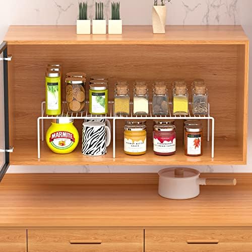 iPEGTOP Expandable Freezer Cabinet Storage Shelf, 2 Pieces Rustproof