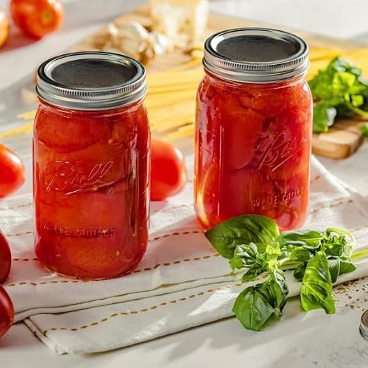 Ball Glass Mason Jars with Lids and Bands, Used - Image 9