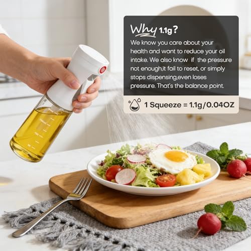 Olive Oil Sprayer, Glass, 1g Per Press
