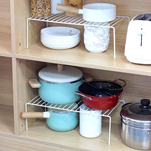 Kitchen Cabinet Shelf Organizer Set of 3, Large (15.7 x 9.4 inch)