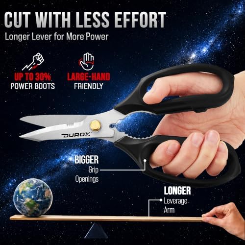 DUROX - Heavy Duty Scissors, Multipurpose Utility Scissors. Built to