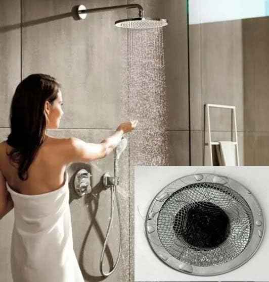 25PCS Bathroom Mesh Sink Drain Strainer, 2.75" & 2.125'' Stainless