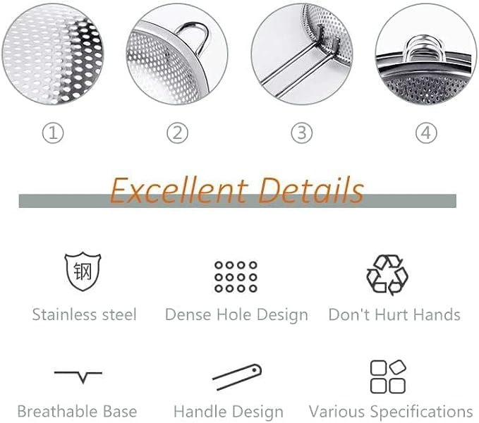 Stainless Steel Basin Colander - Image 3