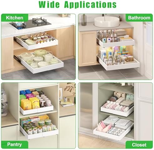 1 Pcs Pull Out Drawers for Cabinets Organizer Expandable