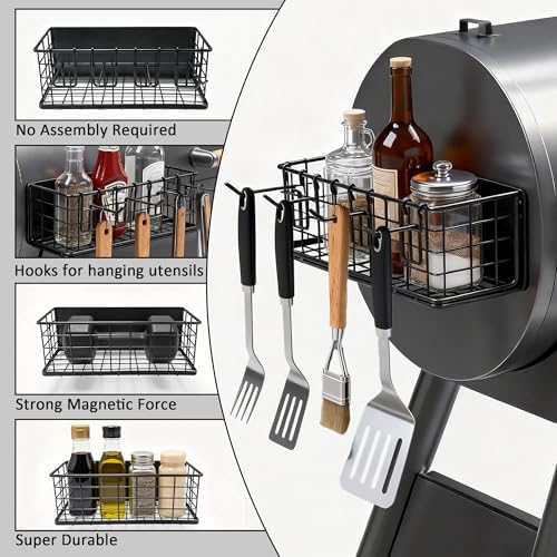 Heavy Duty Magnetic Storage Basket, 5KG Load-Bearing