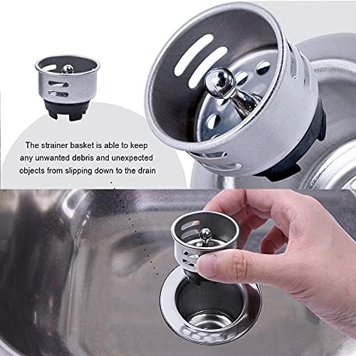 Junior Duo Bar/Pre Sink Stainless Steel Strainer Assembly