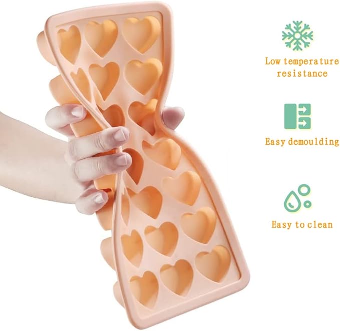 Heart-Shaped Ice Cube Trays - Image 4