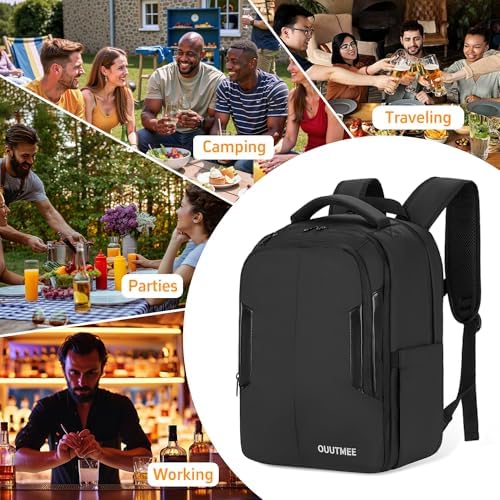 Bartender Backpack, Bartender Travel Bag for Cocktail Shaker Set