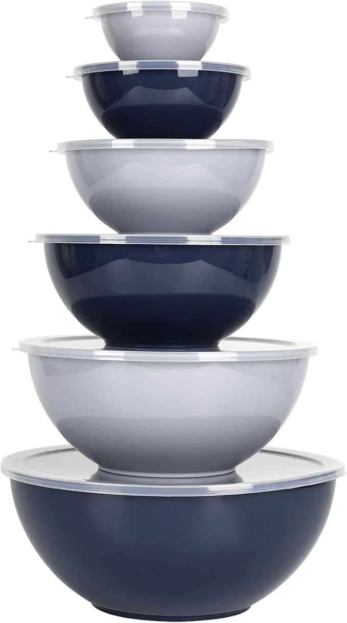 BoxedHome BPA Free Plastic Round Mixing Bowl by BoxedHomeProducts