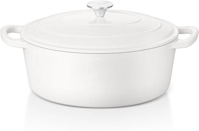 E-far 5QT Oval Dutch Oven Pot by E-far