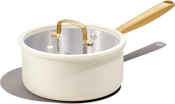 CAROTE 2Qt Stainless Steel Saucepan, Non-Toxic Cookware by CAROTE