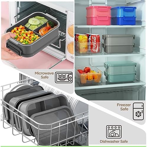 DaCool Adults Lunchbox Bento Box - 74 OZ All-in-One Stackable Lunch