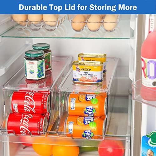 Puricon 2-Pack Soda Can Organizer for Refrigerator