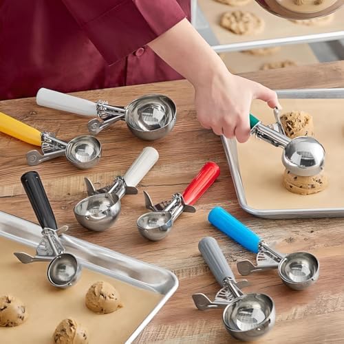 3-Pack Stainless Steel Portion Disher Scoop Set | #40, #20, and #10
