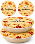 2 Pack Beeswax Bowl Covers, 12 inch
