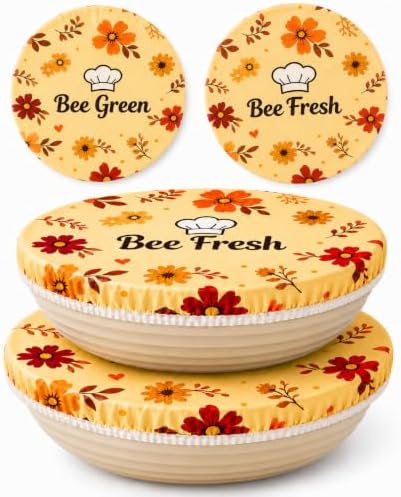 2 Pack Beeswax Bowl Covers, 12 inch