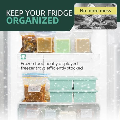 Silicone Freezer Trays w/Lids,1Cup Soup Container,Large Ice Cube