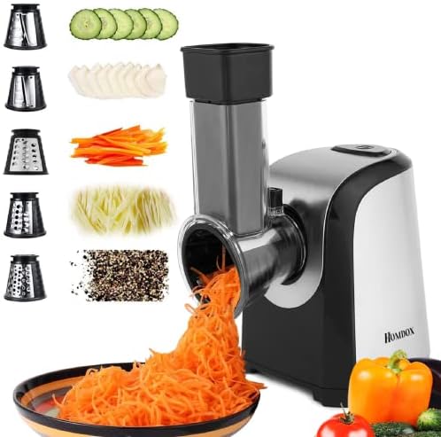 Electric Cheese Grater Salad Maker, 150W, 5-in-1