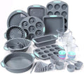 Tongjude 54 Pieces Silicone Baking Pans Set, 10 Silicone Cake Molds