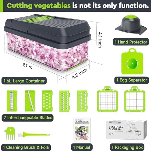 MealHelper 12-in-1 Vegetable Chopper with Container