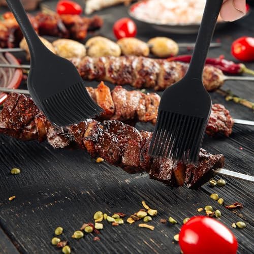 Silicone Basting Pastry Brush Set, 2 Pack Heat Resistant Cooking Food