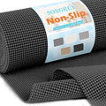 Songrey Non-Slip Shelf Cabinet and Drawer Liner, 12IN x 20FT, Black