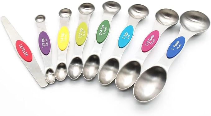 Magnetic Measuring Spoons Set by vfuni