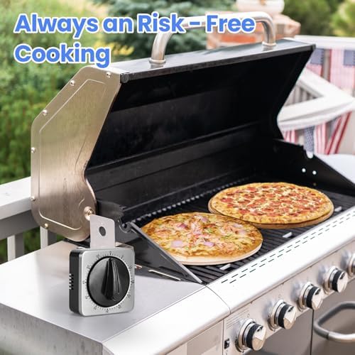 Mechanical Kitchen Timer with Magnetic Backing