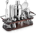 KITESSENSU Cocktail Shaker Set Bartender Kit with Stand | Complete